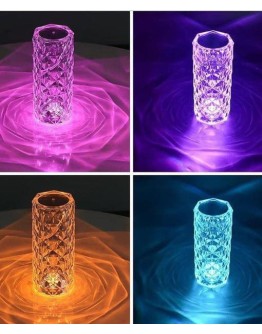 Диамантена LED лампа с 3D ефект с USB